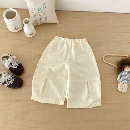 Pantaloni a tinta unita per neonato/bambino - Beige - 3-4 anni - image 6