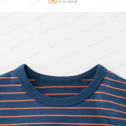 T-shirt girocollo a righe per bambini - image 5
