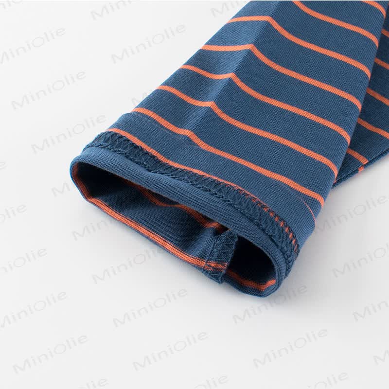 T-shirt girocollo a righe per bambini - image 7