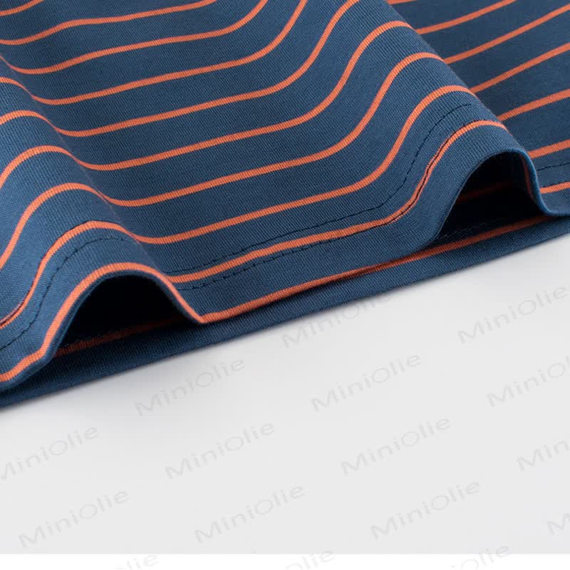 T-shirt girocollo a righe per bambini - image 6