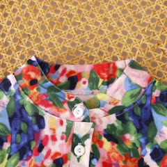 Vestitino floreale con volant per bambina - image 8