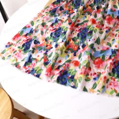 Vestitino floreale con volant per bambina - image 9