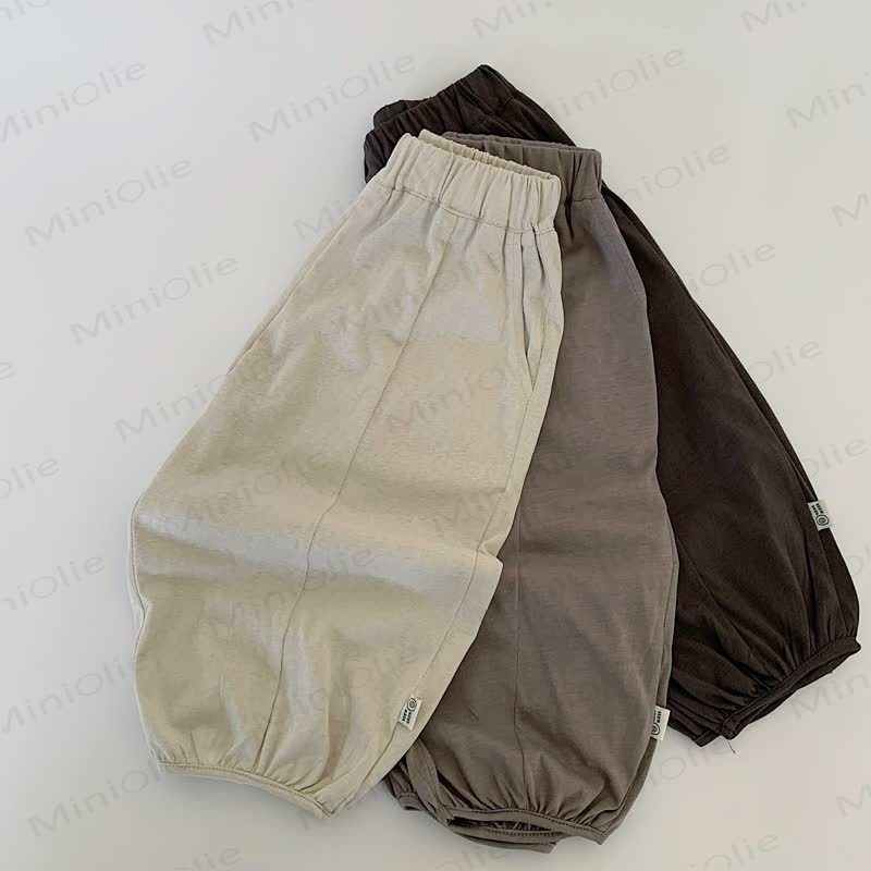 Pantaloni casual per bambini piccoli con elastico in vita - image 3