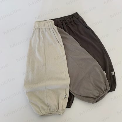 Pantaloni casual per bambini piccoli con elastico in vita - image 4
