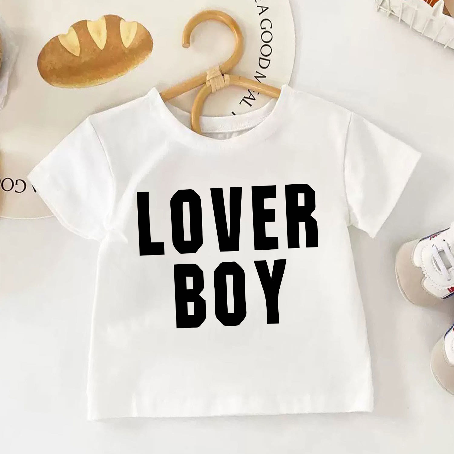 T-shirt bianca da bambino LOVER BOY - Bianco - 6-7T - image 1