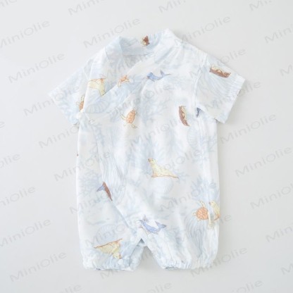 Kimono con fiori e cuccioli di animali Muper - Animale Blu - 18-24 mesi - image 2