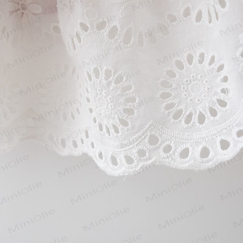 Vestitino rosso a fiori per bambina con cappellino - image 6