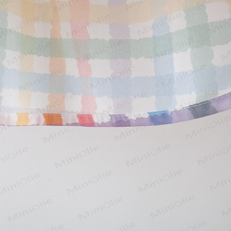 Vestito a quadri colorati per bambina - image 6