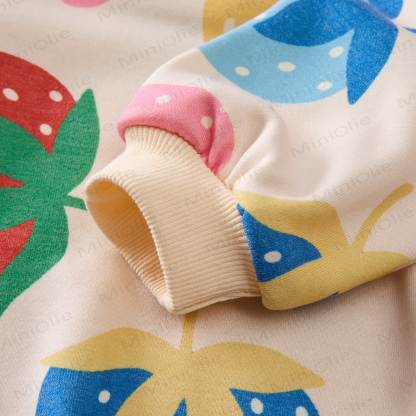 Tutina beige a forma di fragola per neonati - image 3