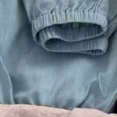 Pantaloni casual a tinta unita per bambini - Blu - 6-7T