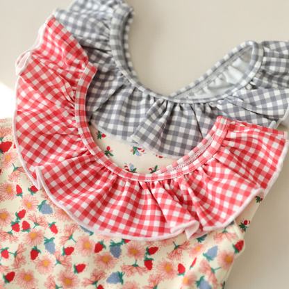 Costume intero floreale per bambina - image 4