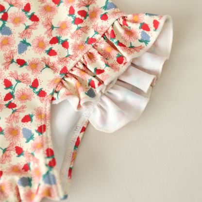 Costume intero floreale per bambina - image 5