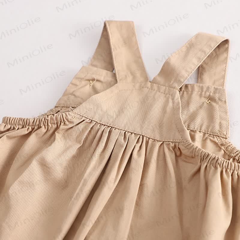 Completo da bambina composto da vestitino e maglietta con orsetto, due pezzi. - image 6