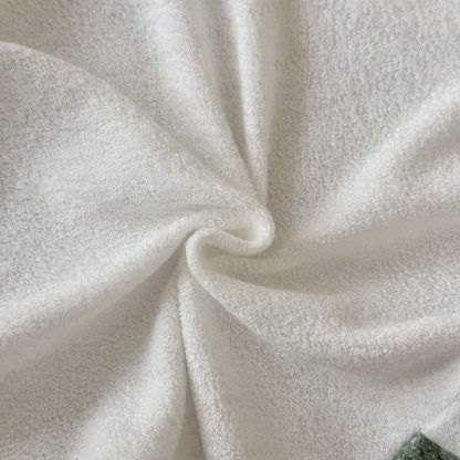 Completo baby in spugna con top corto e pantaloncini a quadri. - image 5