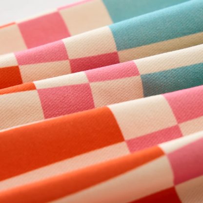 Salopette a righe e quadri colorata per neonati e bambini piccoli - image 6