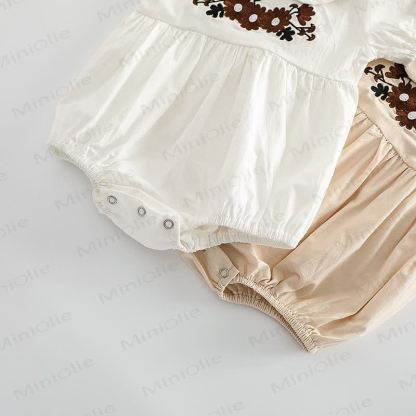 Body per neonati con colletto Peter Pan ricamato - image 11