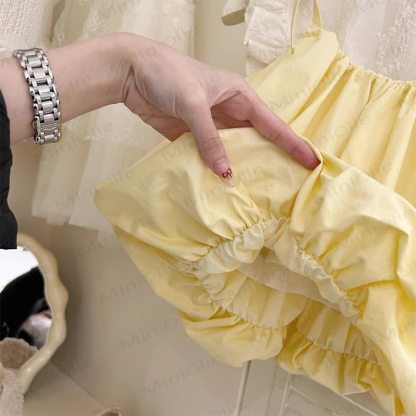 Vestito in cotone con fiocco o canottiera bianca per bambina. - image 5