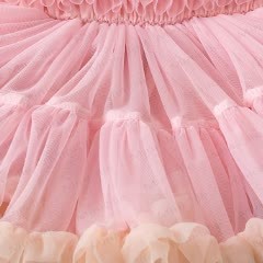Abito da principessa senza maniche in pizzo per bambina - image 14