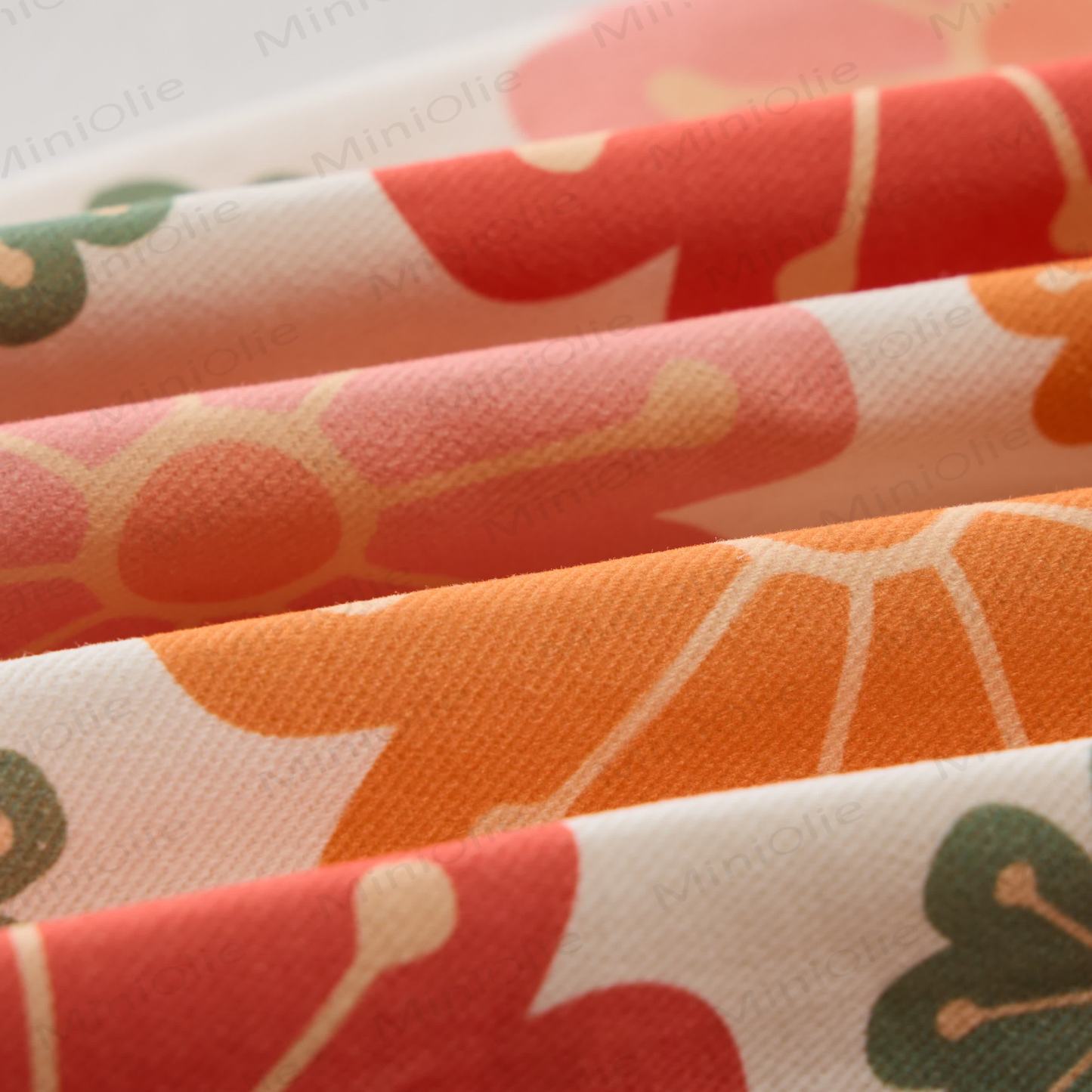 Salopette con tasche a fiori per neonati e bambini - image 7