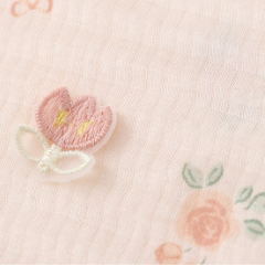 Tutina da bambina con stampa di rose - image 5