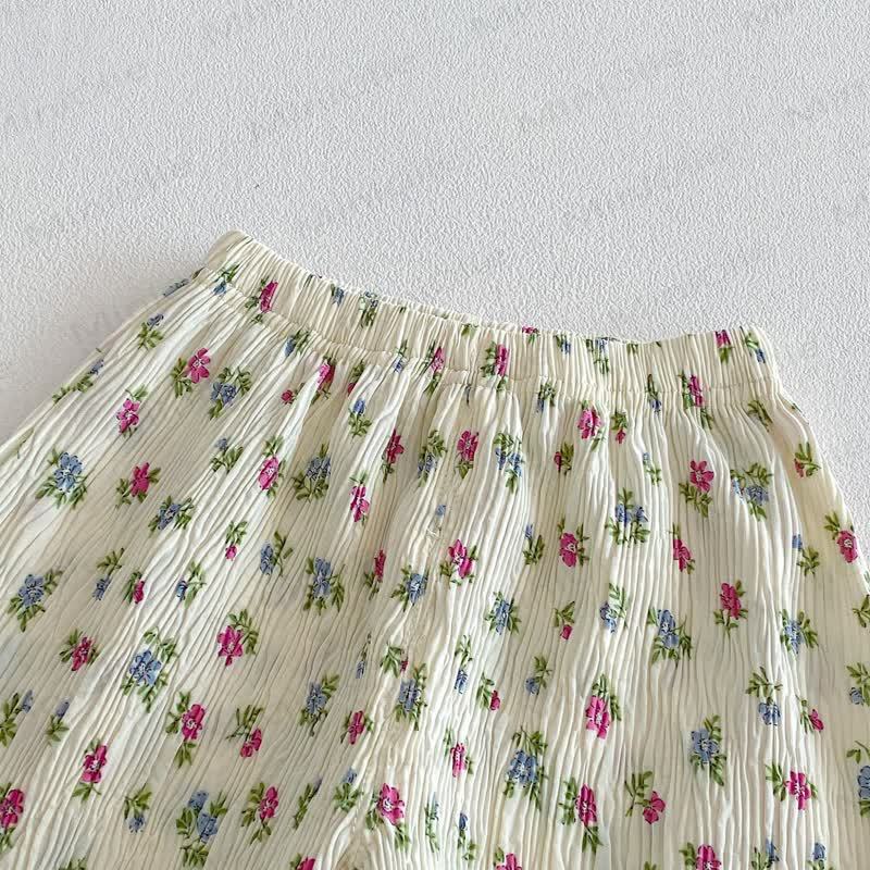 Pantaloni per neonate con stampa floreale o a fiocchi - image 6
