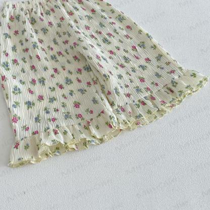 Pantaloni per neonate con stampa floreale o a fiocchi - image 7