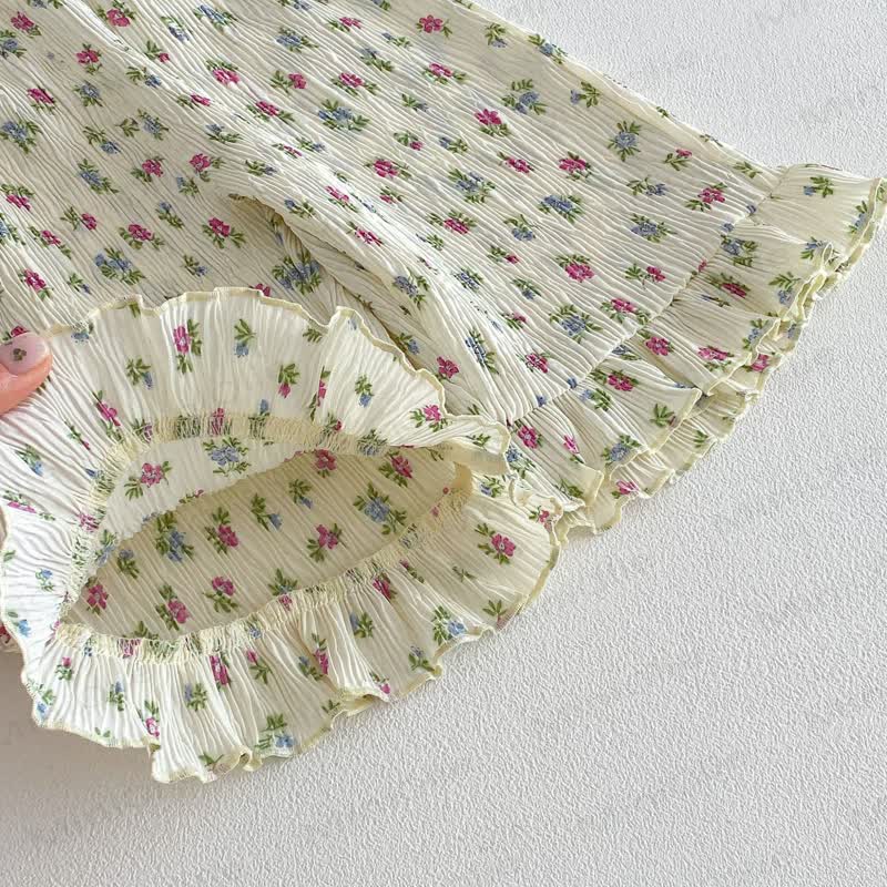 Pantaloni per neonate con stampa floreale o a fiocchi - image 9