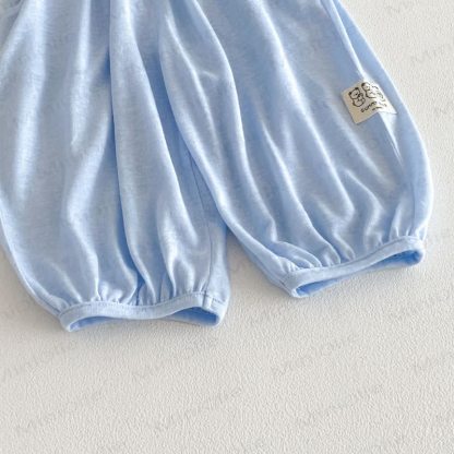 Pantaloni in cotone per neonati e bambini piccoli con stampa di orsacchiotti e frutta - image 9