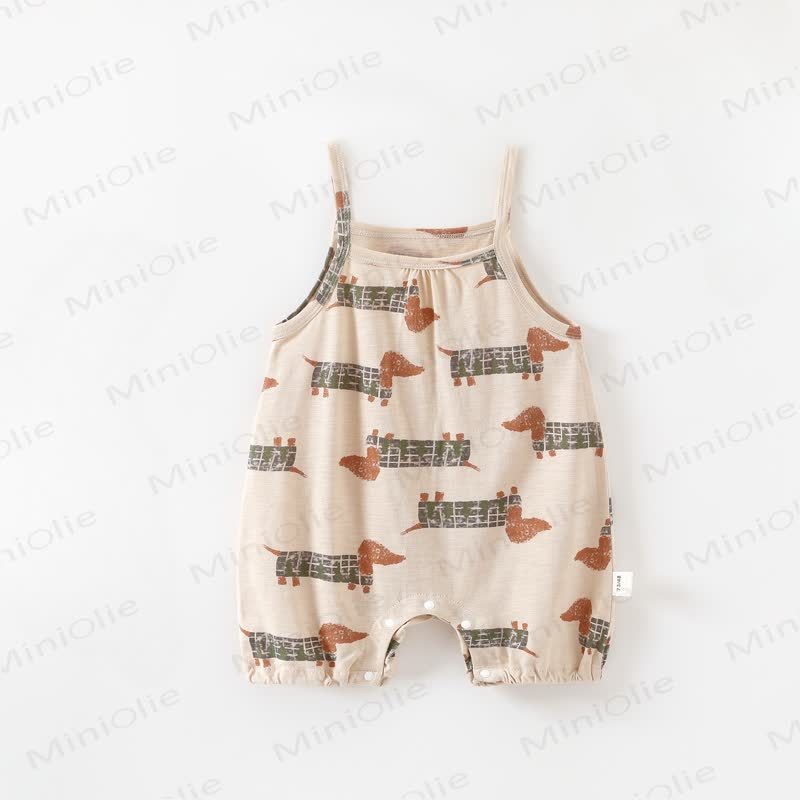 Tutina morbida con bretelle per neonati - Bassotto - 3-4 anni - image 6