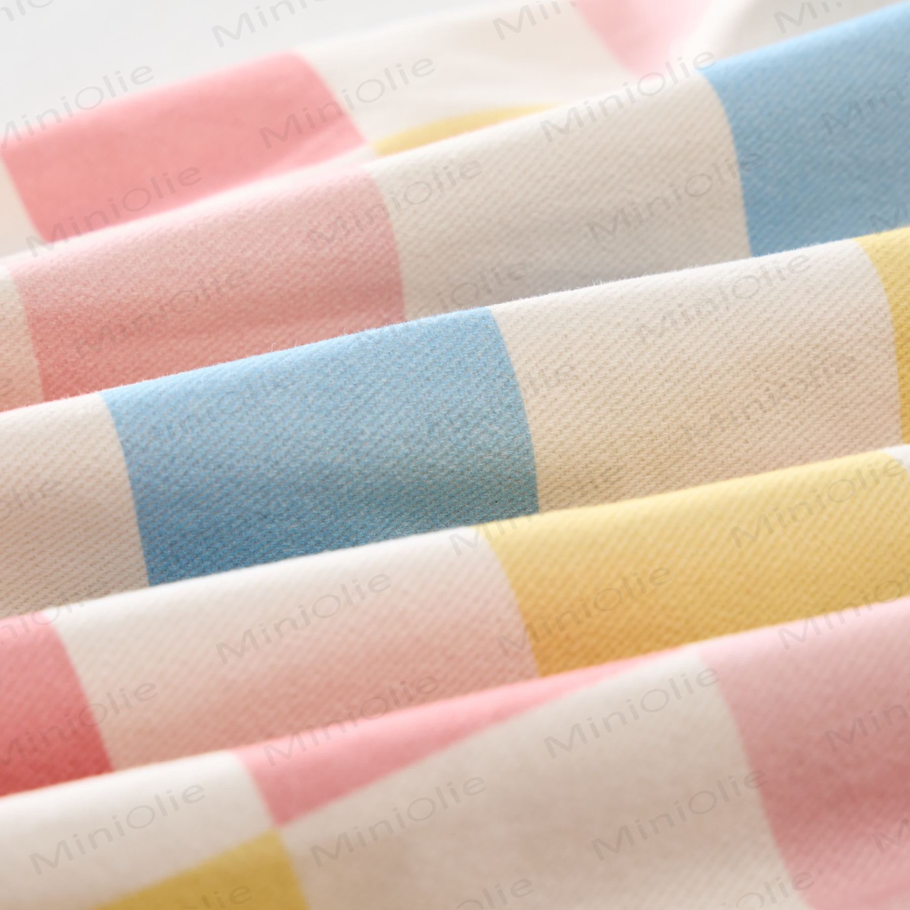 Salopette con tasche a scacchi per neonati e bambini - image 6