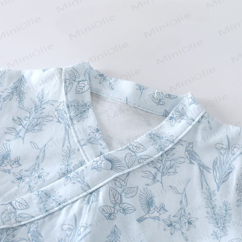 Kimono con uccellini e fiori - image 6