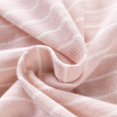 Tutina senza maniche rosa chiaro a righe con colletto in pizzo - image 4