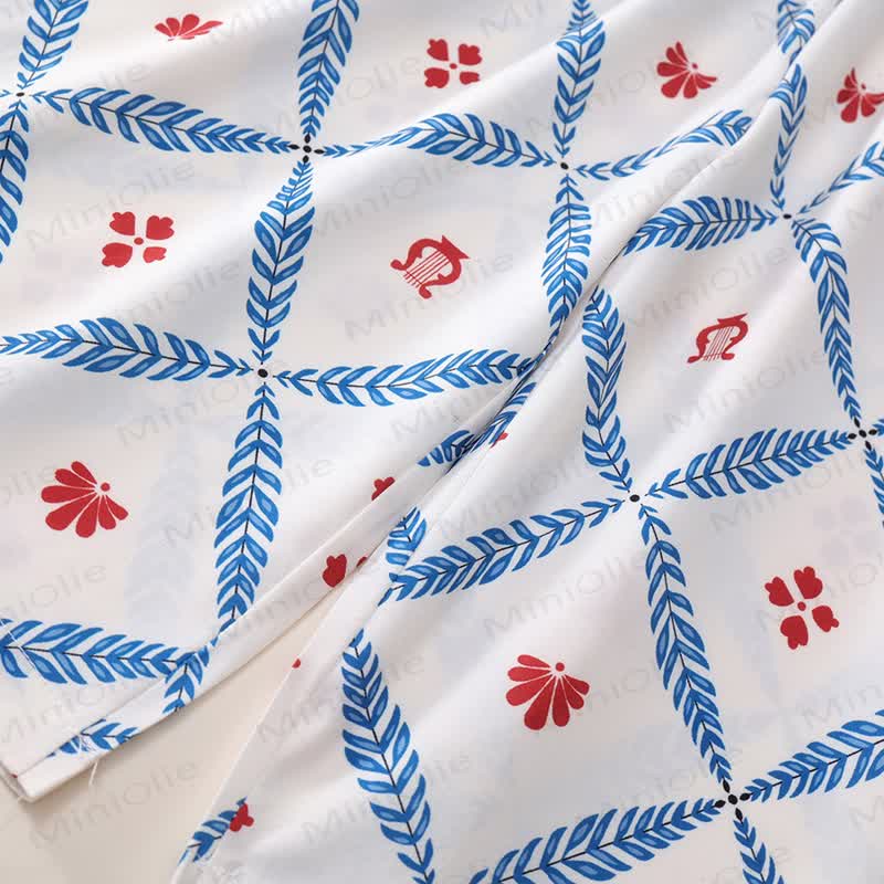 Vestito da bambina con spalline sottili e stampa floreale arricciata, in poliestere. - image 13