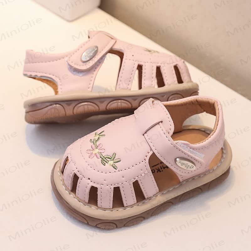Sandali per bambini con ricami floreali - image 7