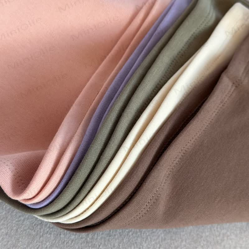 T-shirt estiva casual a girocollo a tinta unita per neonati e bambini piccoli - image 10