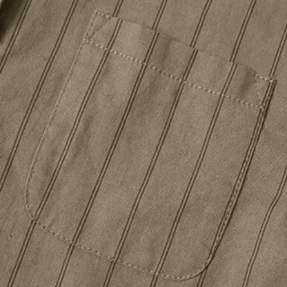 Completo da bambino composto da maglietta a righe e pantaloncini in cotone. - image 6