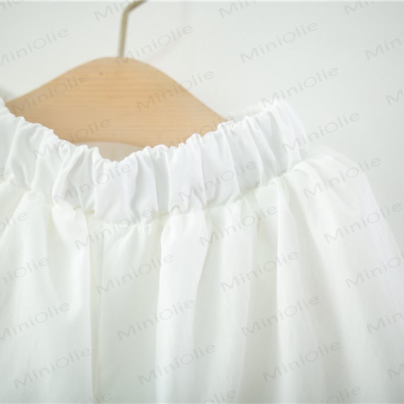 Completo da bambina composto da canotta e pantaloncini in cotone rosa con fiori. - image 8