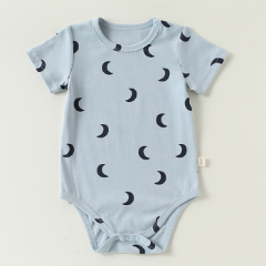 Tutina/body/maglietta con stampa lunare azzurra - Body - 12-24 mesi - image 2