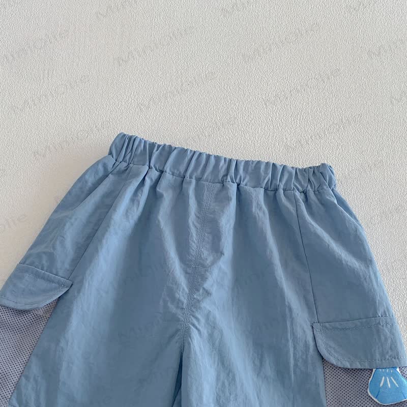 Maglietta a righe in cotone o pantaloncini a tinta unita per neonati e bambini piccoli - image 10