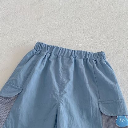 Maglietta a righe in cotone o pantaloncini a tinta unita per neonati e bambini piccoli - image 10