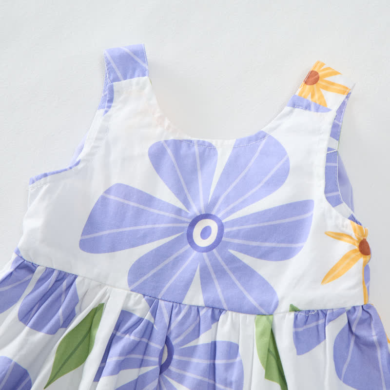Vestitino con cappellino a tema fiori per bambina - image 5