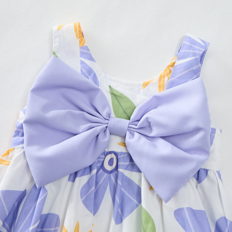 Vestitino con cappellino a tema fiori per bambina - image 4