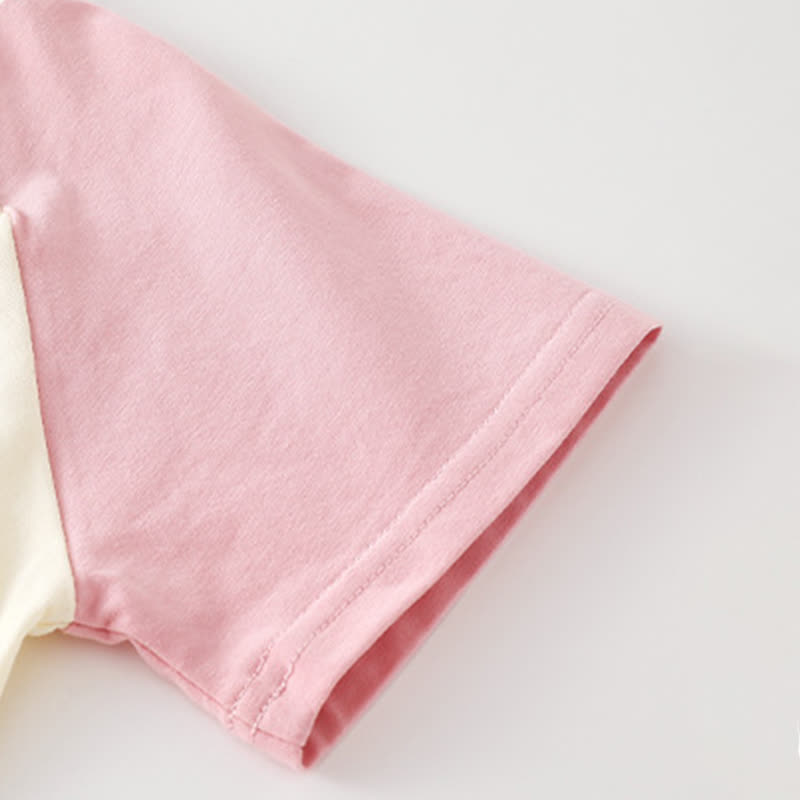 T-shirt raglan con bottoni sulle spalle per neonati e bambini piccoli - image 8