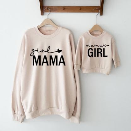 MAMA/MAMA'S BOY/GIRL Felpa beige per la famiglia Mamma e me - Beige - Felpa Girl Mama: XL - image 2