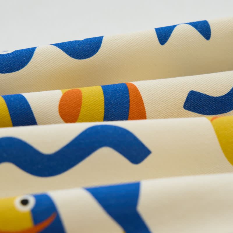 Salopette per neonati e bambini con stampa sardine - image 4