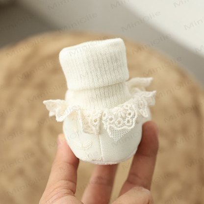 Calzini e scarpe Baby Lace ricamati - image 7
