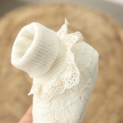 Calzini e scarpe Baby Lace ricamati - image 9