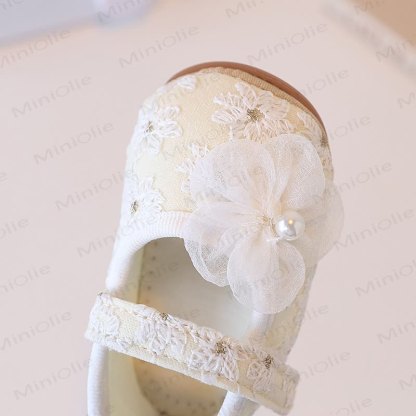 Scarpine da bambina con fiori - image 6