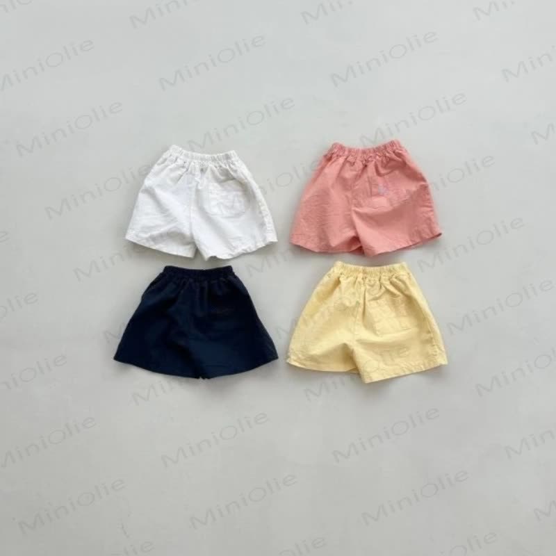 Pantaloncini a tinta unita per bambini - image 1
