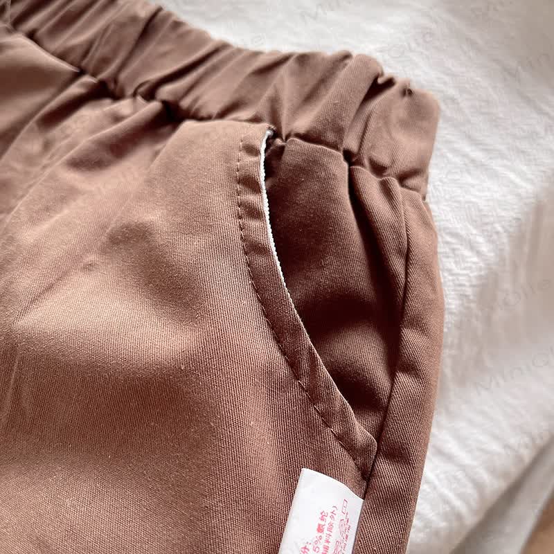 Completo da bambino composto da polo senza maniche a righe con motivo elefante e pantaloncini. - image 8